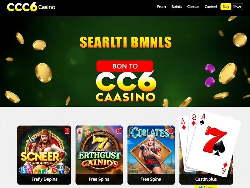 Welcome to cc6 casino.com – your premier online gambling destination for real money games, exclusive bonuses, and a vast selection of slots, poker, and table games.
